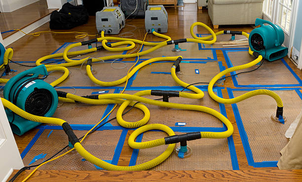 Professional Burst Pipe Water Damage technician working in Pink Hill, NC